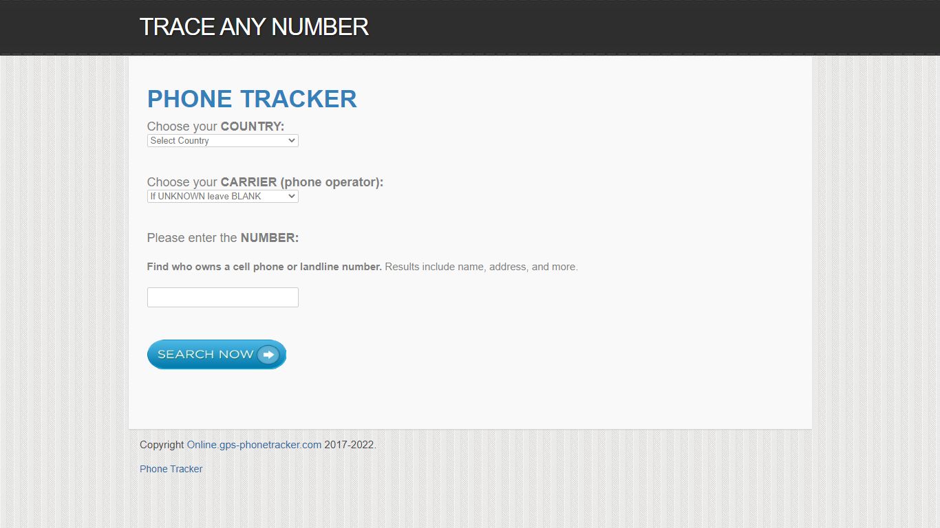 PHONE TRACKER – Mobile Phone Tracker